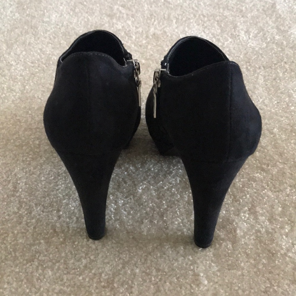Marc Fisher Black Suede Booties - Picture 5 of 8